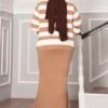 Wide Striped Cropped Dress – Image 5