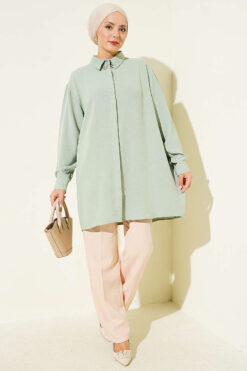 Alternative view of Hidden Button Ayrobin Shirt Hazel