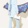 Hidden Button Self-Belted Shirt Baby Blue – Image 3