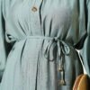 Long Tunic with Hidden Button Two-Piece Set Mint - Image 4