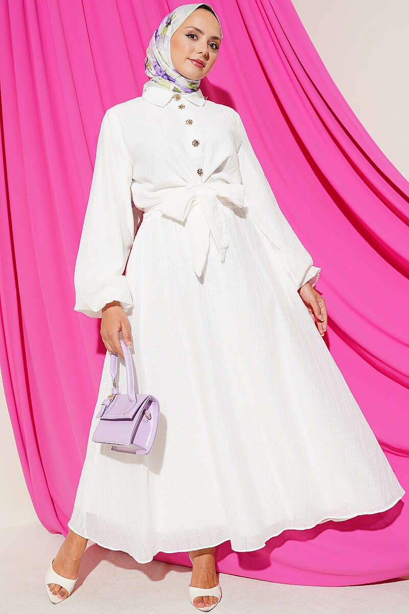 Basic Two-Piece Set Ecru – Bild 5
