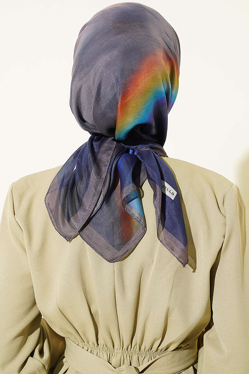 Assorted Hologram Patterned Scarf Set of 4 Assorted 8 - immagine 3