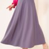 Thin Belted Skirt Slate Grey