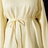 Lace-Up Tunic with Patch Detail Yellow - Image 4