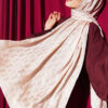Textured Jacquard Shaw Sand Beige - Image 5
