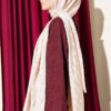 Textured Jacquard Shaw Beige - Imagen 3