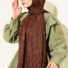 Textured Jacquard Shaw Brown – Bild 2