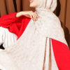 Textured Jacquard Shaw Beige - Imagen 5