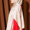 Textured Jacquard Shaw Sand Beige - Image 3