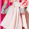 Textured Jacquard Shaw Powder Pink