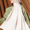 Textured Jacquard Shaw Champagne