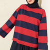 French Terry Tunic Navy Blue