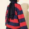 French Terry Tunic Navy Blue - Imagen 3