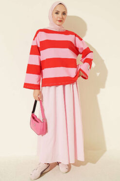Alternative view of French Terry Tunic Pink
