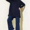 Heart Detail Basic Tunic Dark Navy - immagine 2
