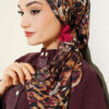 Camouflage Pattern Soft Scarf Black – Bild 2