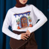Door Print Basic Tunic White