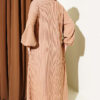 Hooded Pocket Knit Dress Camel - immagine 3