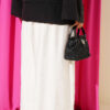 Square Belted Wide-Leg Trousers White - Image 3