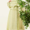 Sleeve Pleated Gold Button Two-Piece Set Hazel – Bild 5