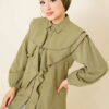 Ruffled Tiered Collar Shirt Hazel