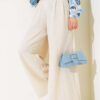 Belted Wide Leg Pants Beige - Image 5