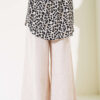 Belted Wide Leg Pants Beige - Image 3