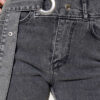 Belted Flared Jeans Midnight Black - Image 4