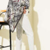 Belted Zippered Slim Pants Grey - immagine 3