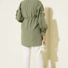Ruffled Sleeve Tie Waist Shirt Hazel - Afbeelding 3