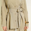 Sleeve Pleated Gold Button Two-Piece Set Hazel – Bild 4