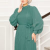 Organza Sleeve Modest Evening Dress Hazel - Afbeelding 2