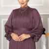 Organza Sleeve Modest Evening Dress – Bild 2