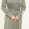 Arm Patch Belted Loisha Dress Hazel – Image 4