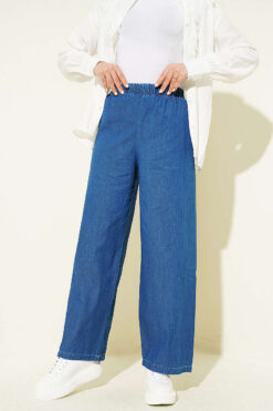 Denim Wide Leg Pants Denim