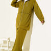 Loyşa Zip-Up Hooded Two-Piece Set Leaf Green - Imagen 2