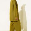 Loyşa Zip-Up Hooded Two-Piece Set Leaf Green - Imagen 3