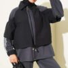 Loysa Stripe Detail Two-Piece Set Smoke - Image 2