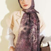 Mandala Pattern Bamboo Crinkle Shawl Brown – Bild 5