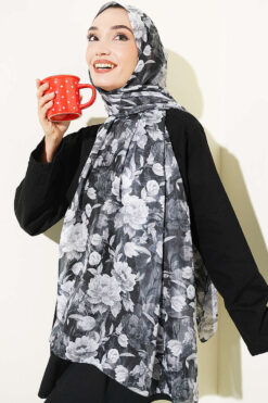 Alternative view of Manolya Series Soft Shawl Anthracite