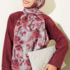 Manolya Series Soft Shawl Burgundy - immagine 2