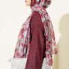 Manolya Series Soft Shawl Burgundy - immagine 3