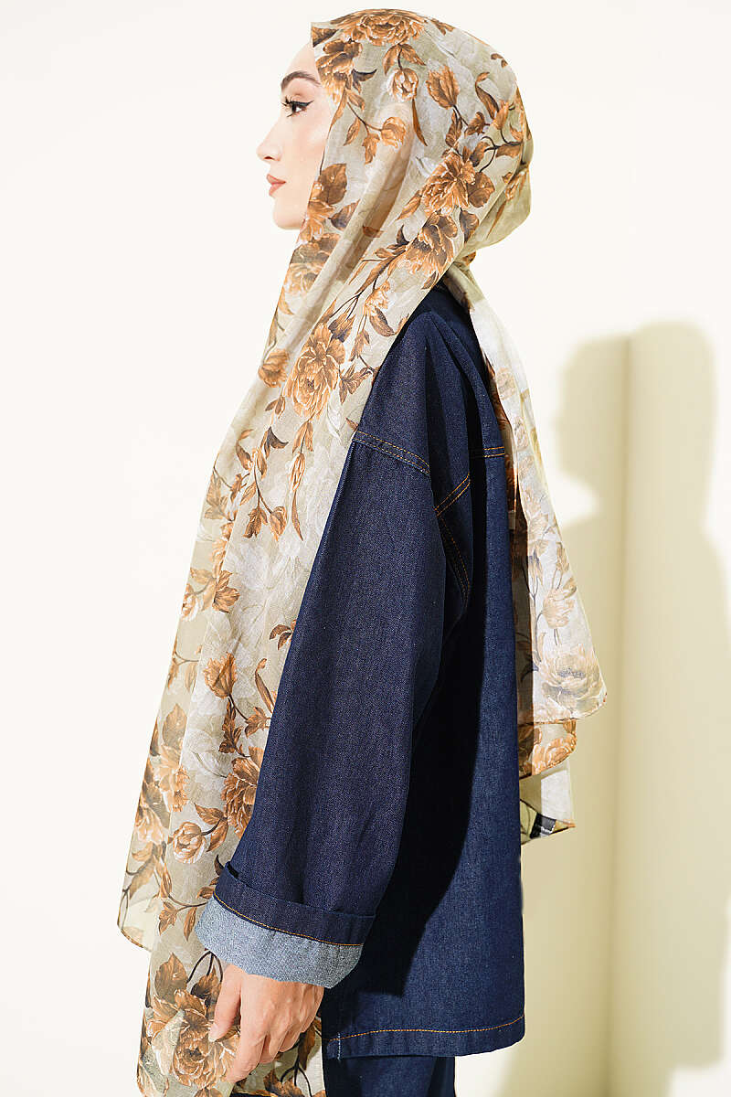 Manolya Series Soft Shawl Hazel - Image 3