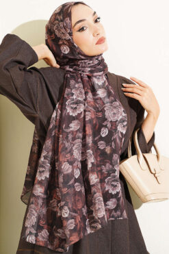 Alternative view of Manolya Series Soft Shawl Chestnut