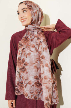 Alternative view of Manolya Series Soft Shawl Latte