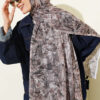 Manolya Series Soft Shawl Burgundy - immagine 5