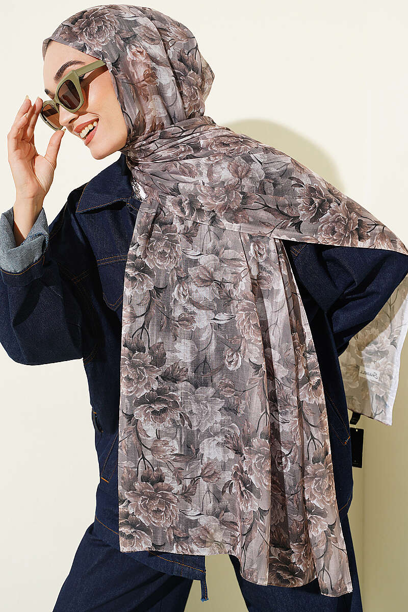 Manolya Series Soft Shawl Burgundy - immagine 5
