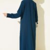 Long Tunic with Buttoned Cuffs Two-Piece Set Petrol – Bild 3