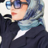 Marble-Patterned Scarf Mint - Imagen 2