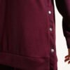 Metal Snap Button Detailing Two-Piece Set Plum - Image 4
